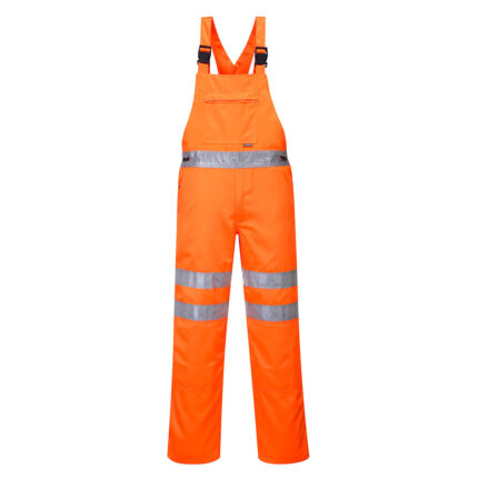 RT43 Hi-Vis Polycotton Service Bib and Brace | Portwest