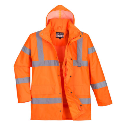 RT60 Hi-Vis Breathable Rain Traffic Jacket | Portwest