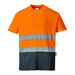 S173 Hi-Vis Cotton Comfort Contrast T-Shirt S/S | Portwest