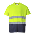 S173 Hi-Vis Cotton Comfort Contrast T-Shirt S/S | Portwest - Image 2