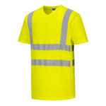 S179 Hi-Vis Cotton Comfort Mesh Insert T-Shirt S/S | Portwest - Image 2