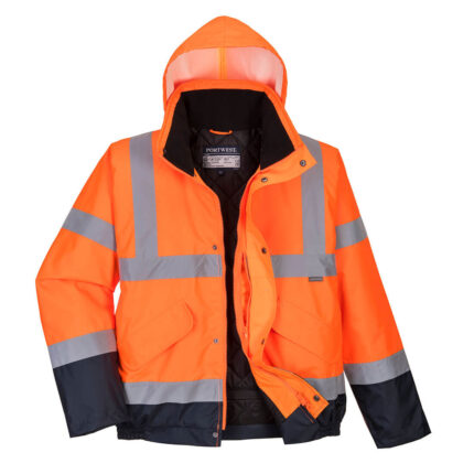 S266 Hi-Vis Contrast Winter Bomber Jacket | Portwest
