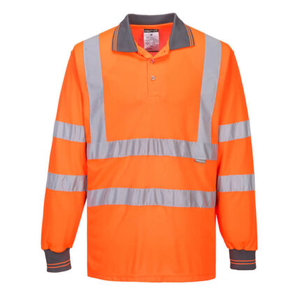 S277 Hi-Vis Polo Shirt L/S | Portwest