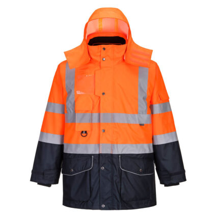 S426 Hi-Vis Breathable 7-in-1 Contrast Traffic Jacket | Portwest