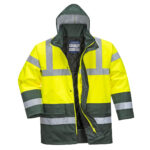 S466 Hi-Vis Contrast Winter Traffic Jacket | Portwest - Image 4