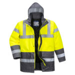 S466 Hi-Vis Contrast Winter Traffic Jacket | Portwest - Image 5