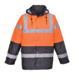 S467 Hi-Vis Contrast Winter Traffic Jacket | Portwest - Image 3
