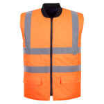 S469 Hi-Vis Reversible Bodywarmer | Portwest
