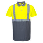 S479 Hi-Vis Contrast Polo Shirt S/S | Portwest - Image 2