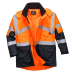S760 Hi-Vis Breathable Contrast Rain Jacket | Portwest