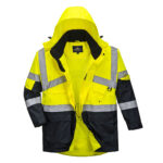 S760 Hi-Vis Breathable Contrast Rain Jacket | Portwest - Image 2