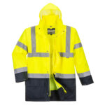 S766 Hi-Vis 5-in-1 Contrast Essential Jacket | Portwest - Image 2