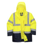 S766 Hi-Vis 5-in-1 Contrast Essential Jacket | Portwest - Image 3