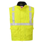 S776 Bizflame Rain Hi-Vis Anti-static FR Bodywarmer | Portwest - Image 2