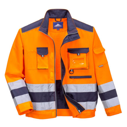 TX50 Lille Hi-Vis Contrast Bomber Jacket | Portwest