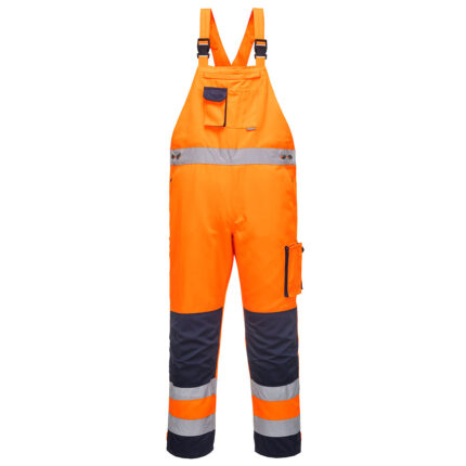 TX52 Dijon Hi-Vis Contrast Work Bib and Brace | Portwest