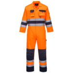 TX55 Nantes Hi-Vis Contrast Work Coverall | Portwest