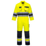 TX55 Nantes Hi-Vis Contrast Work Coverall | Portwest - Image 2