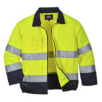 TX70 Madrid Hi-Vis Contrast Bomber Jacket | Portwest - Image 2