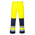TX71 Seville Hi-Vis Contrast Work Trousers | Portwest - Image 2