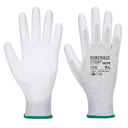 VA199 Vending Antistatic PU Palm Glove | Portwest